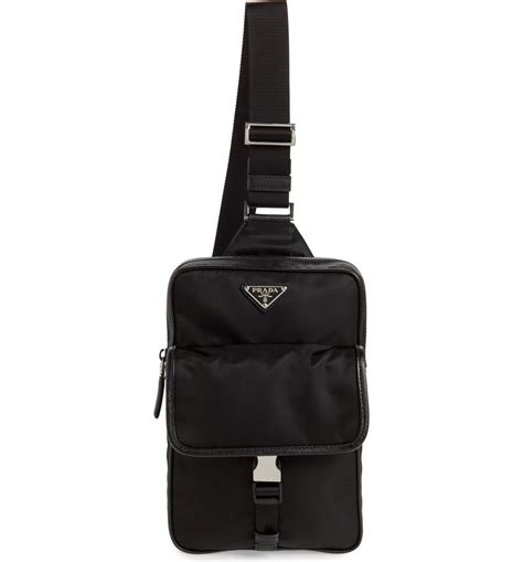 prada nylon sling bag with pouch|Prada nylon crossbody camera bag.